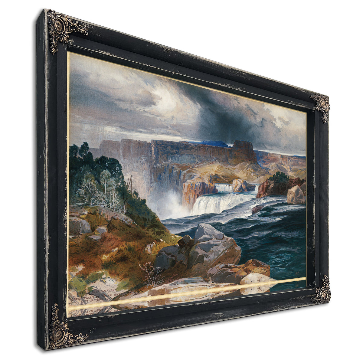 Great Falls Snake River Idaho 02 By Thomas Moran