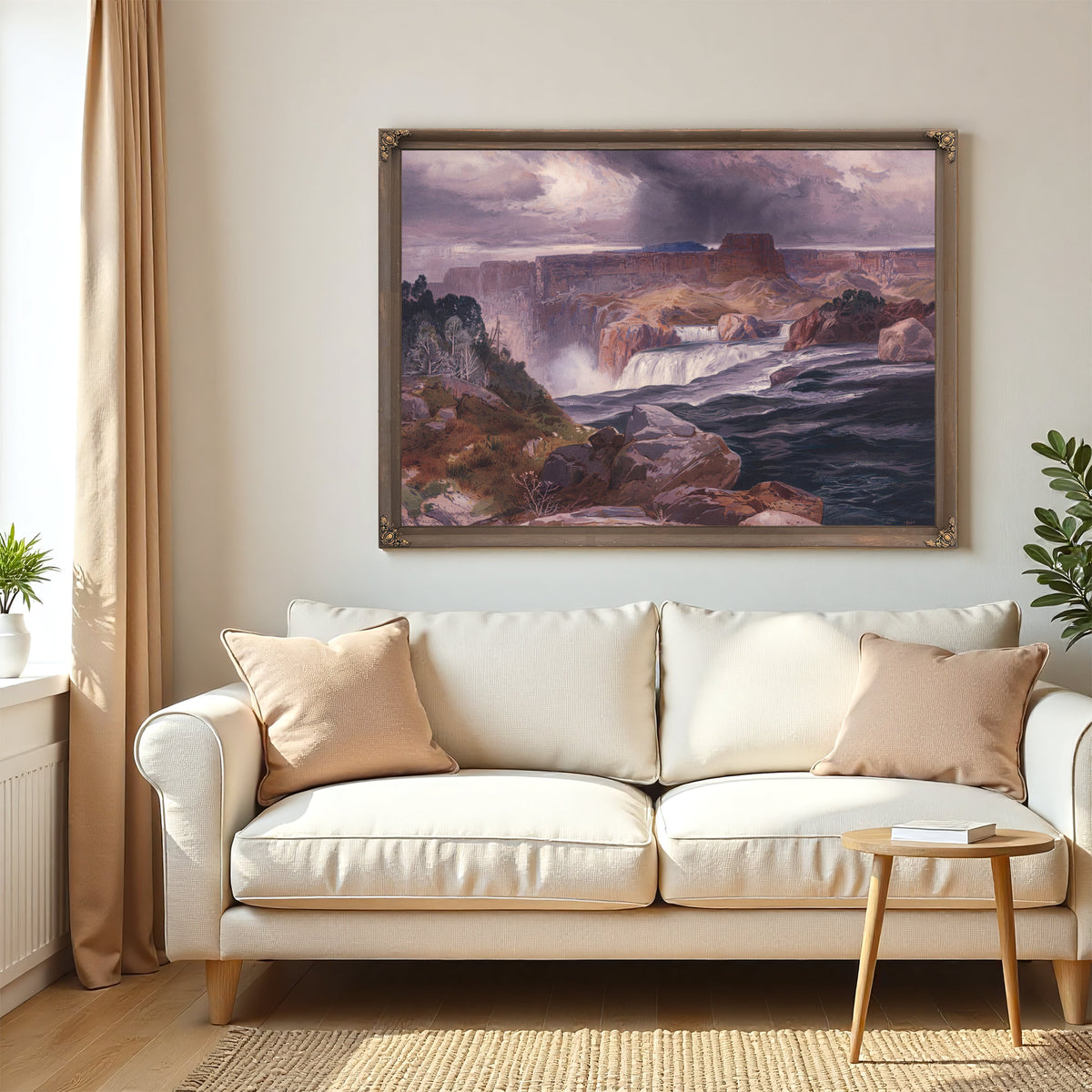 Great Falls Snake River Idaho 03 By Thomas Moran