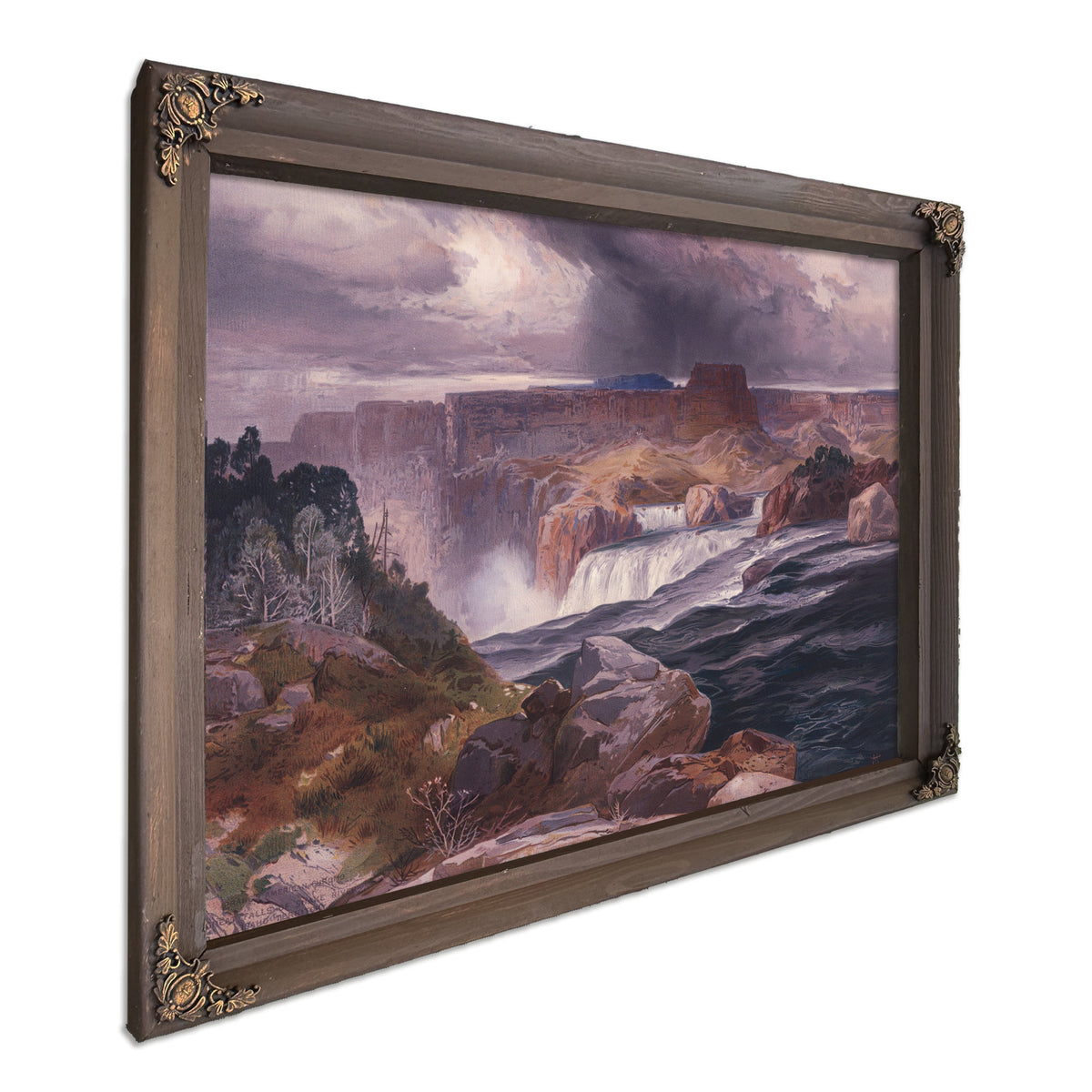Great Falls Snake River Idaho 03 By Thomas Moran