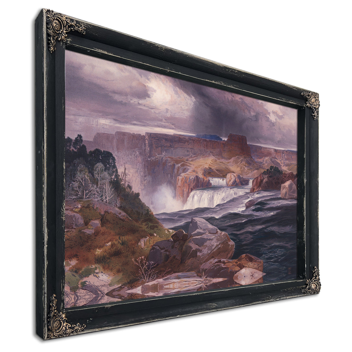 Great Falls Snake River Idaho 03 By Thomas Moran