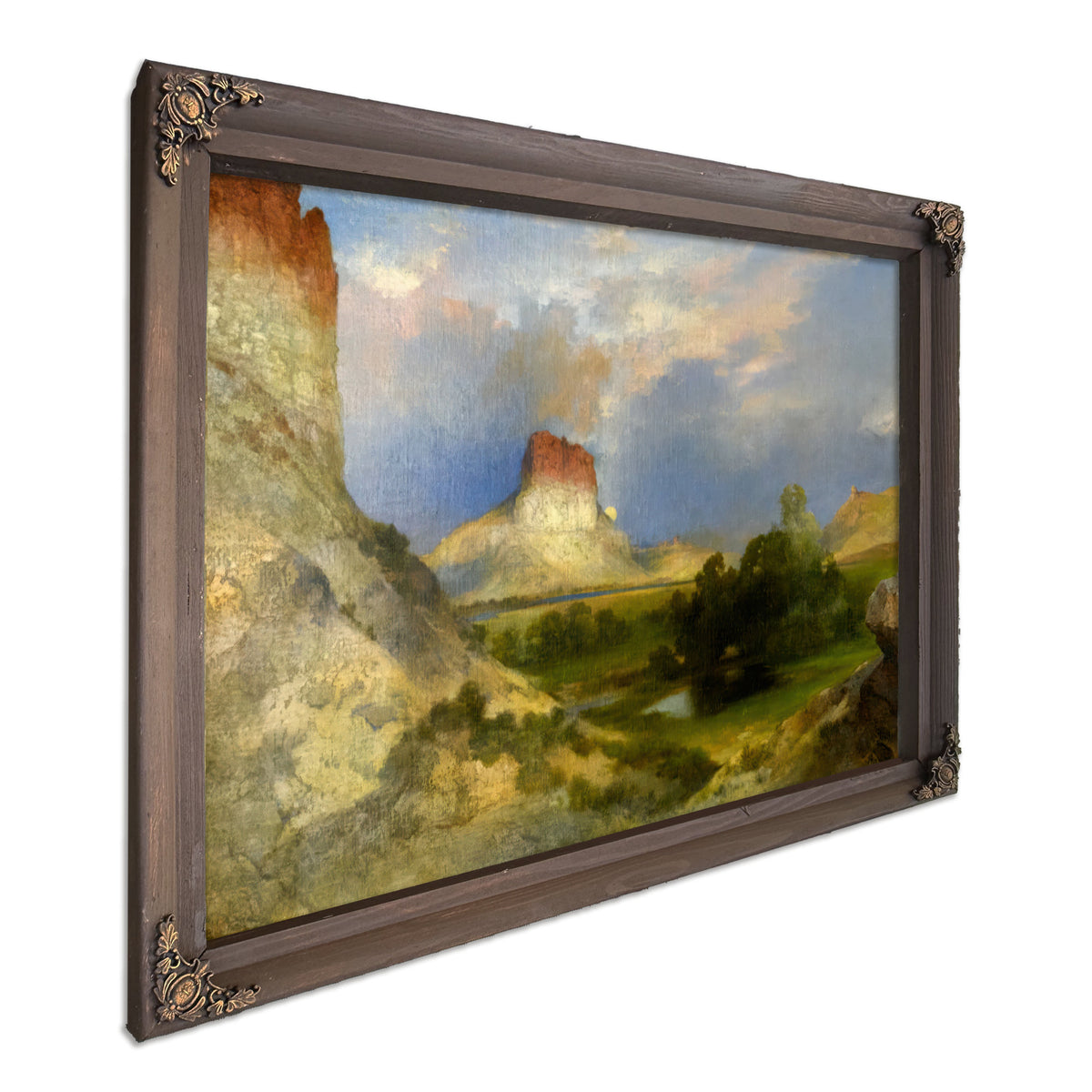 Green River Cliffs 0002 By Thomas Moran