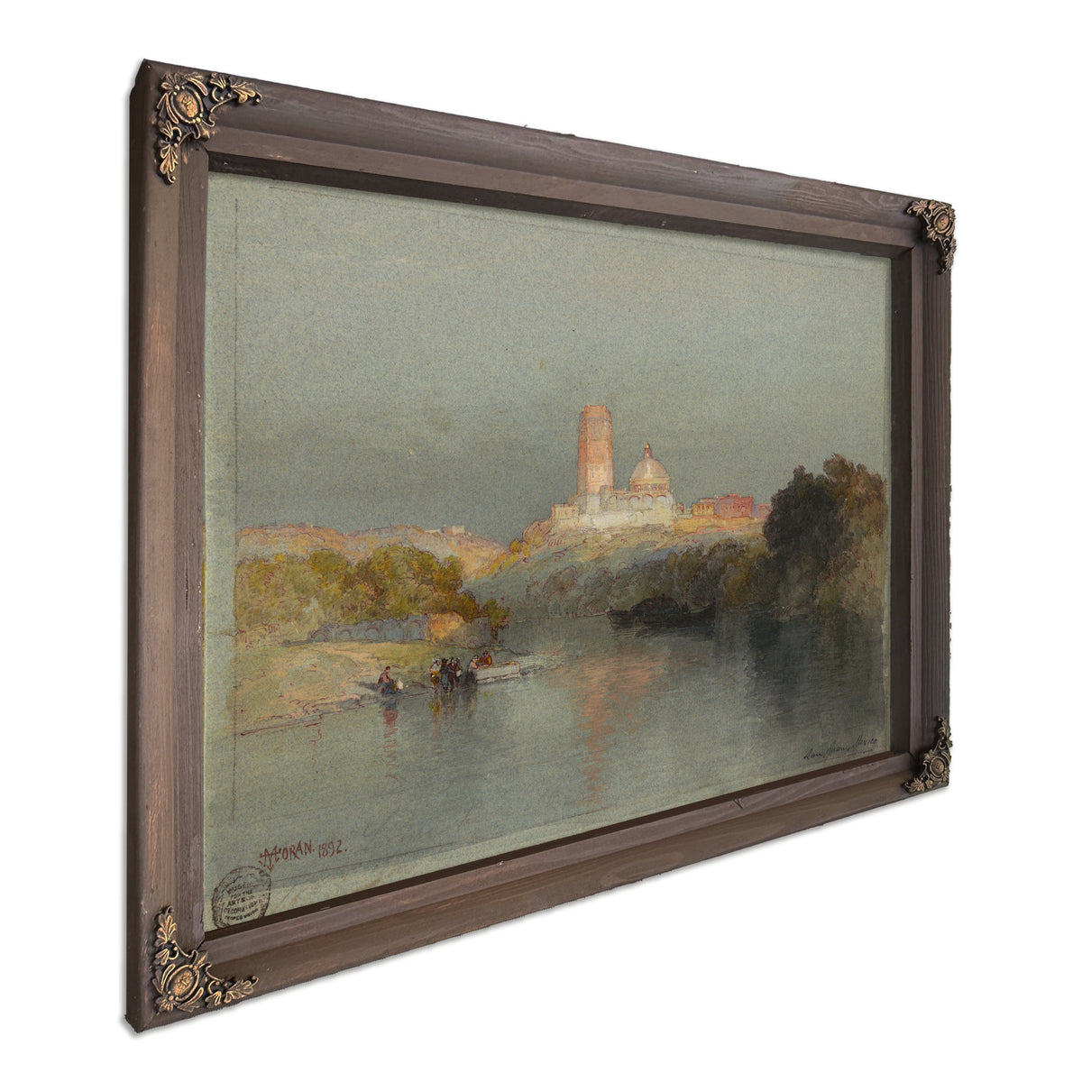 Hacienda the Lerma River San Juan 02 By Thomas Moran
