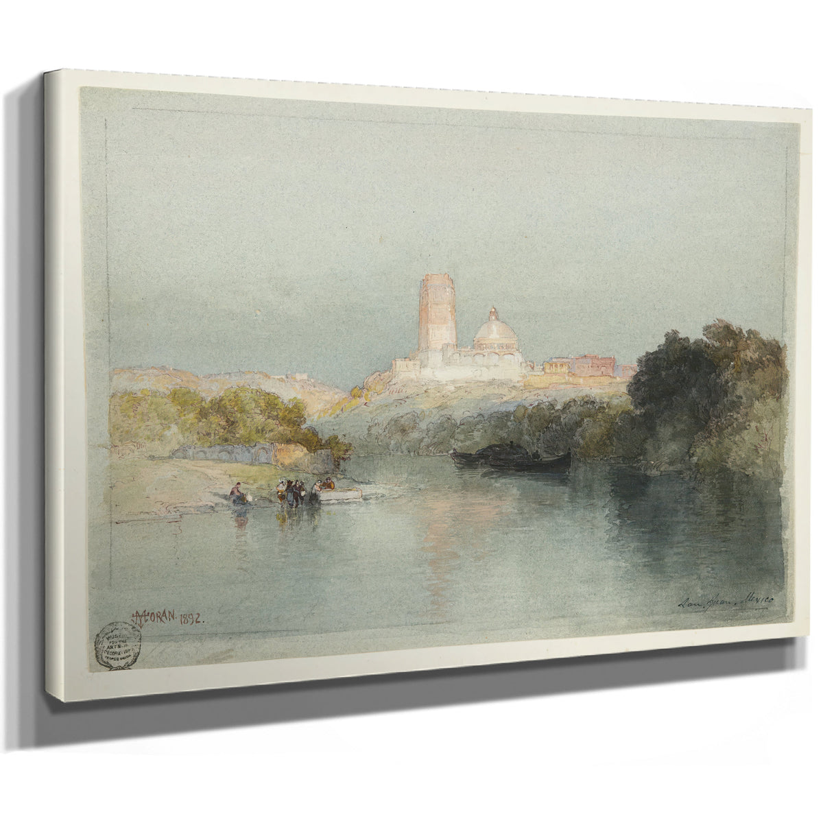 Hacienda the Lerma River San Juan By Thomas Moran