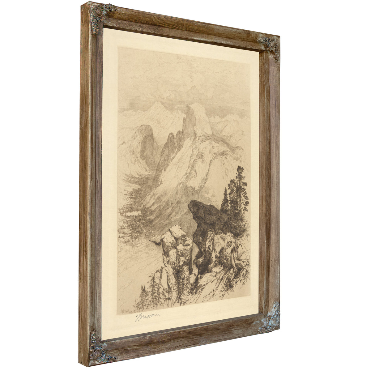 Half Dome Yosemite 03 By Thomas Moran