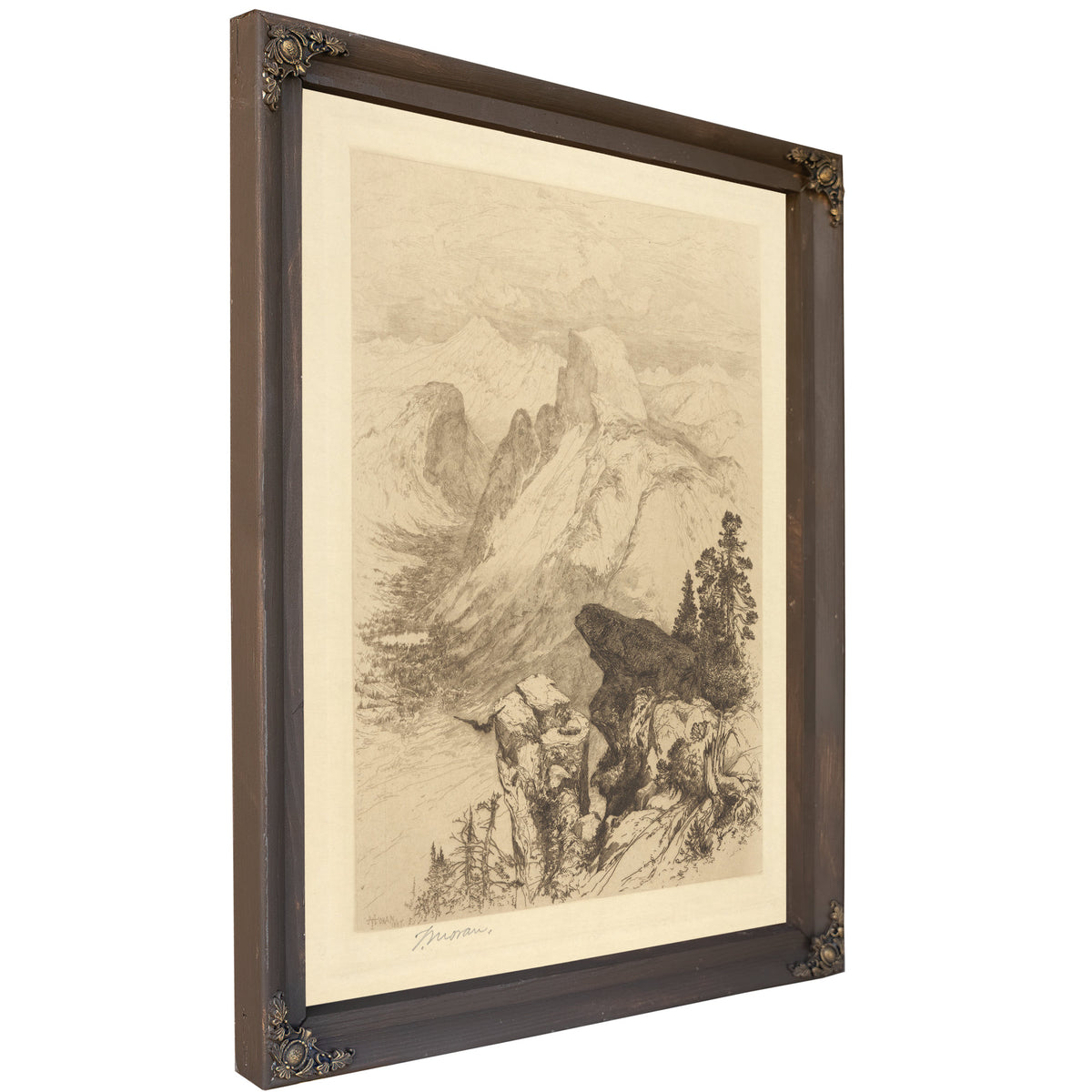 Half Dome Yosemite 03 By Thomas Moran