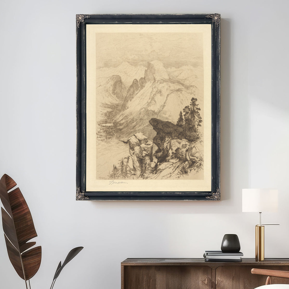 Half Dome Yosemite 03 By Thomas Moran