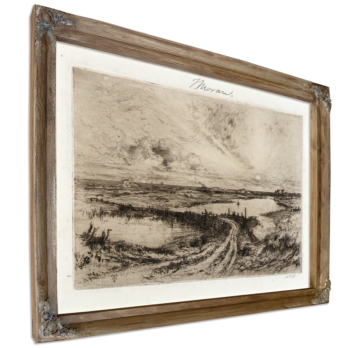 Hook Pond Old Bridge 02 By Thomas Moran