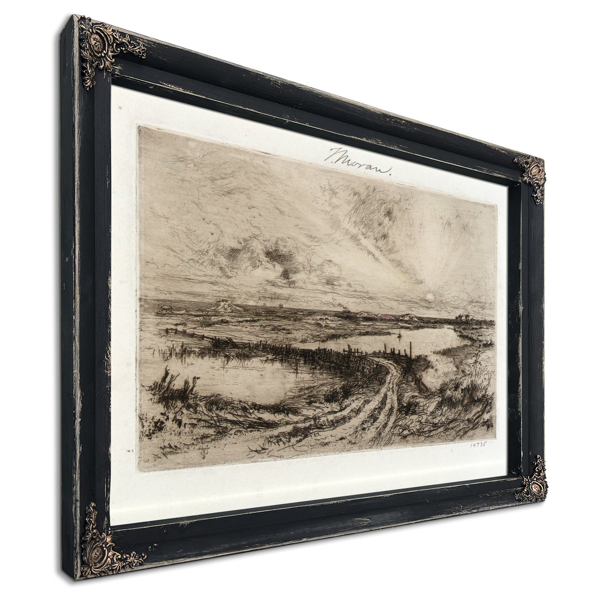 Hook Pond Old Bridge 02 By Thomas Moran