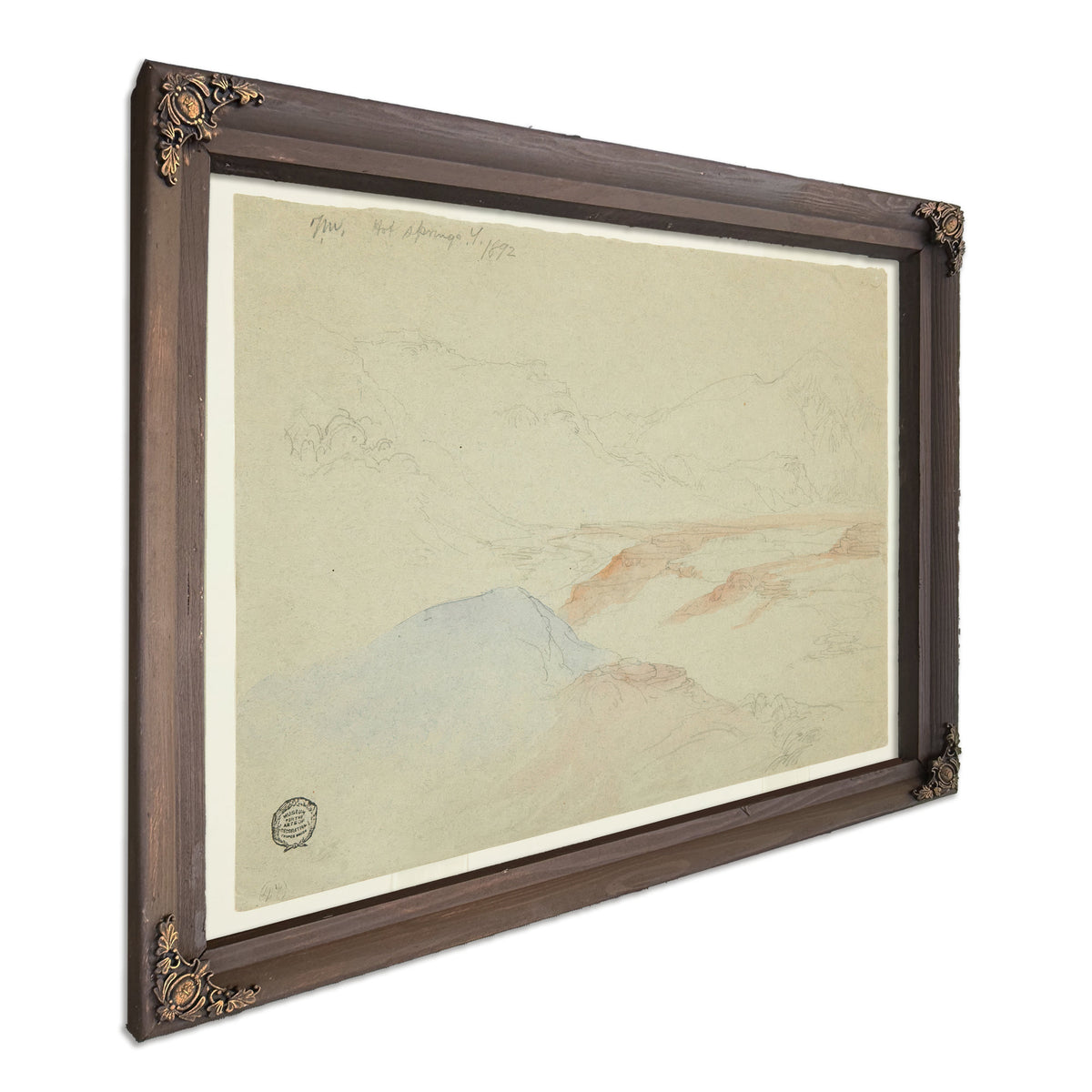 Hot Springs Yellowstone 0003 By Thomas Moran