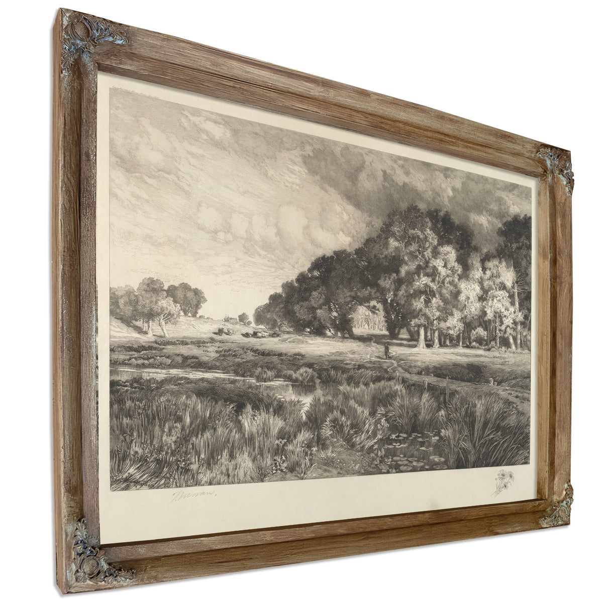 Long Island Landscape 0002 By Thomas Moran