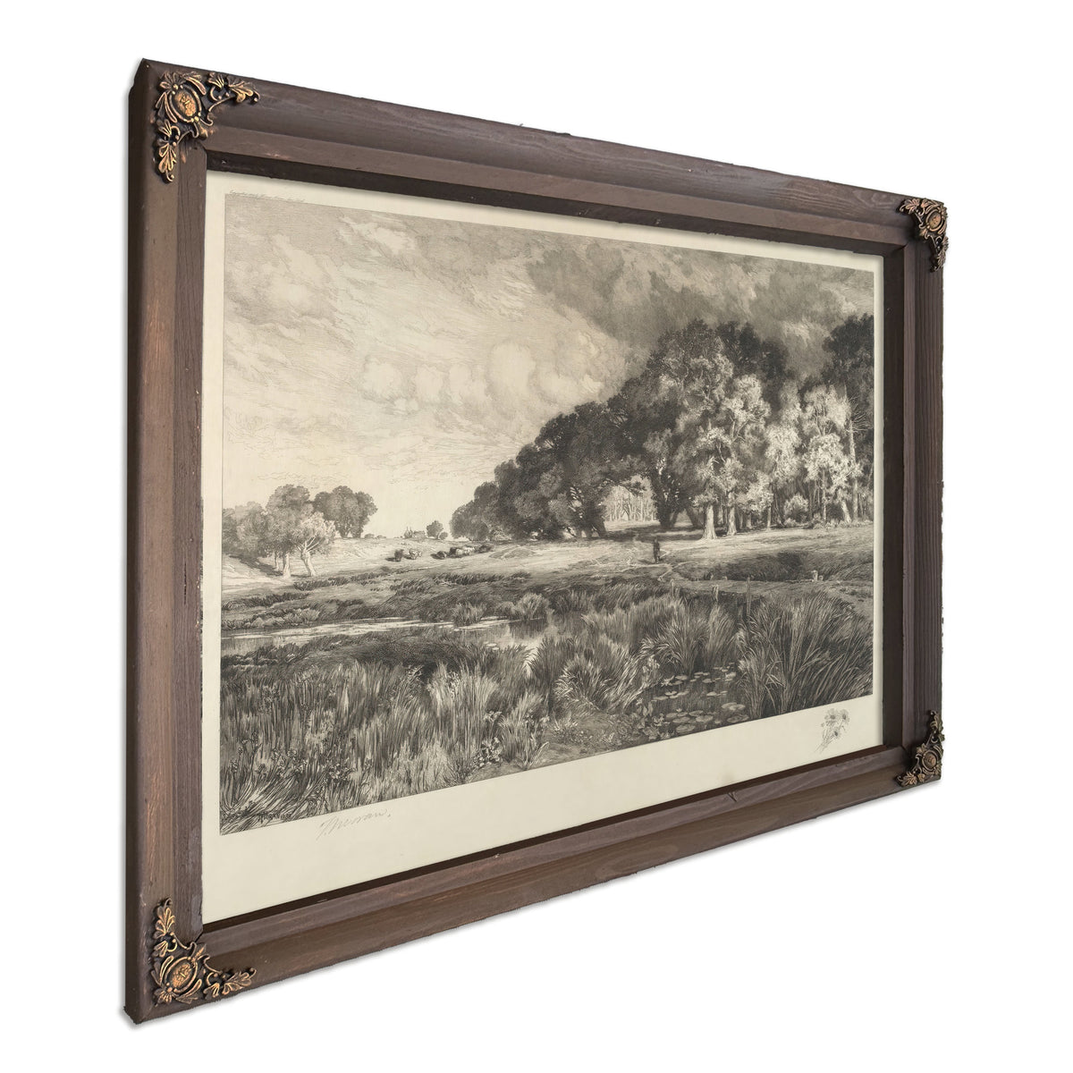 Long Island Landscape 0002 By Thomas Moran