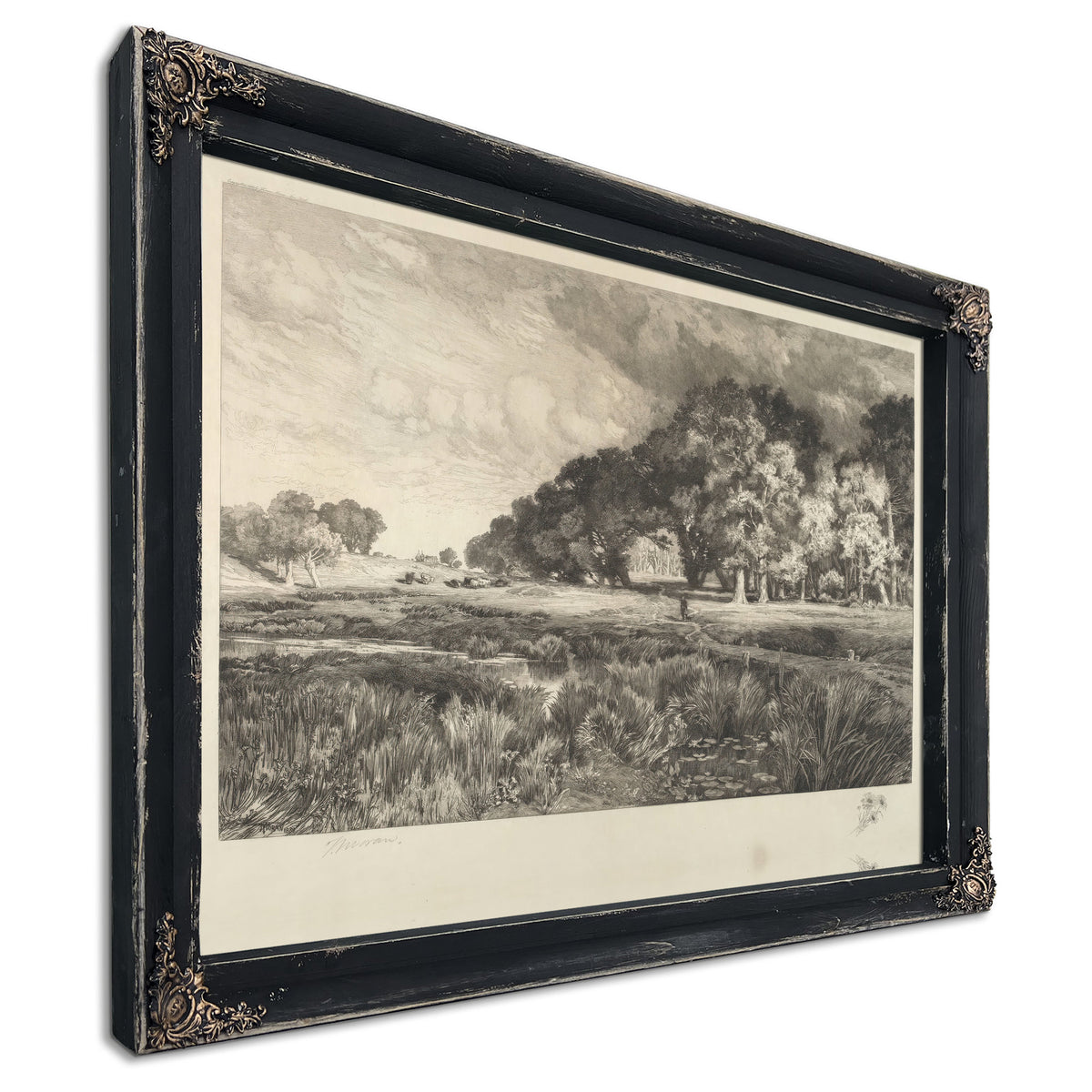 Long Island Landscape 0002 By Thomas Moran