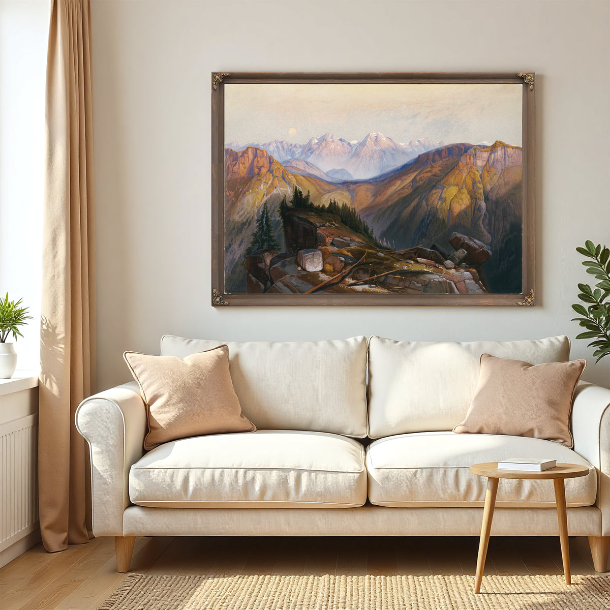 Lower Yellowstone Range 02 By Thomas Moran