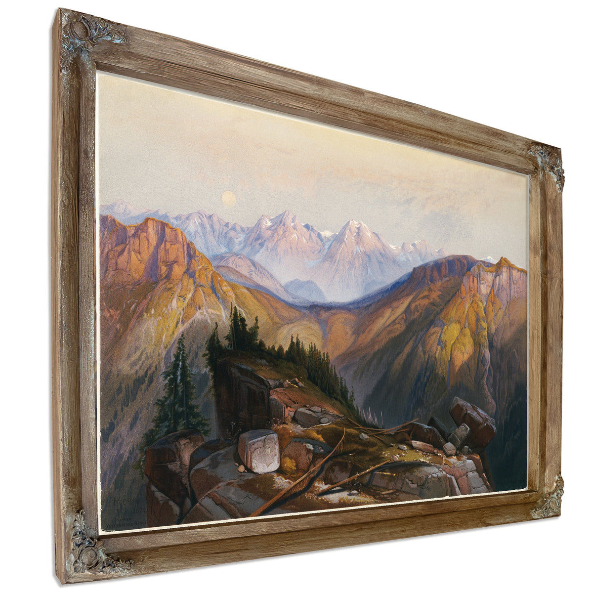Lower Yellowstone Range 02 By Thomas Moran