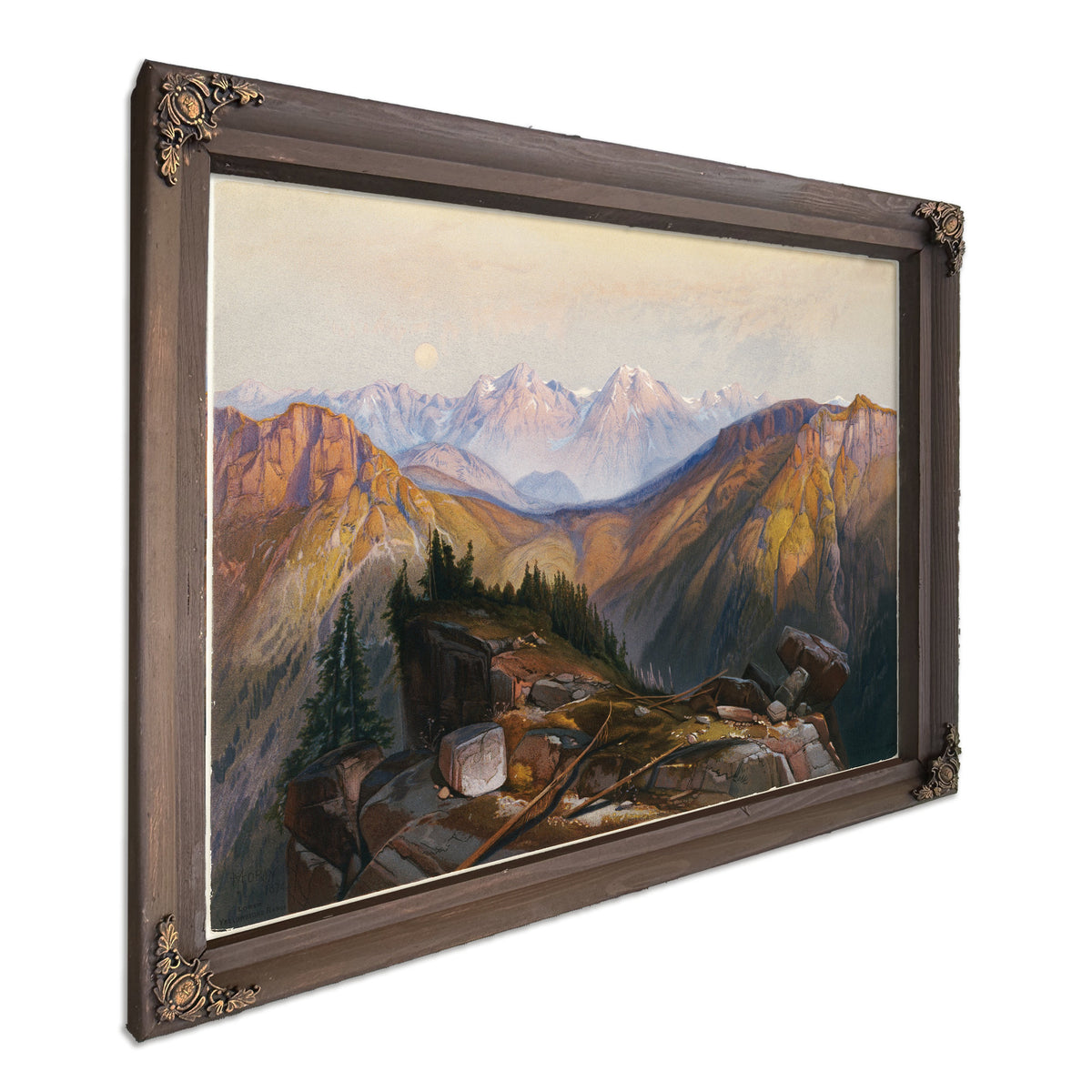 Lower Yellowstone Range 02 By Thomas Moran