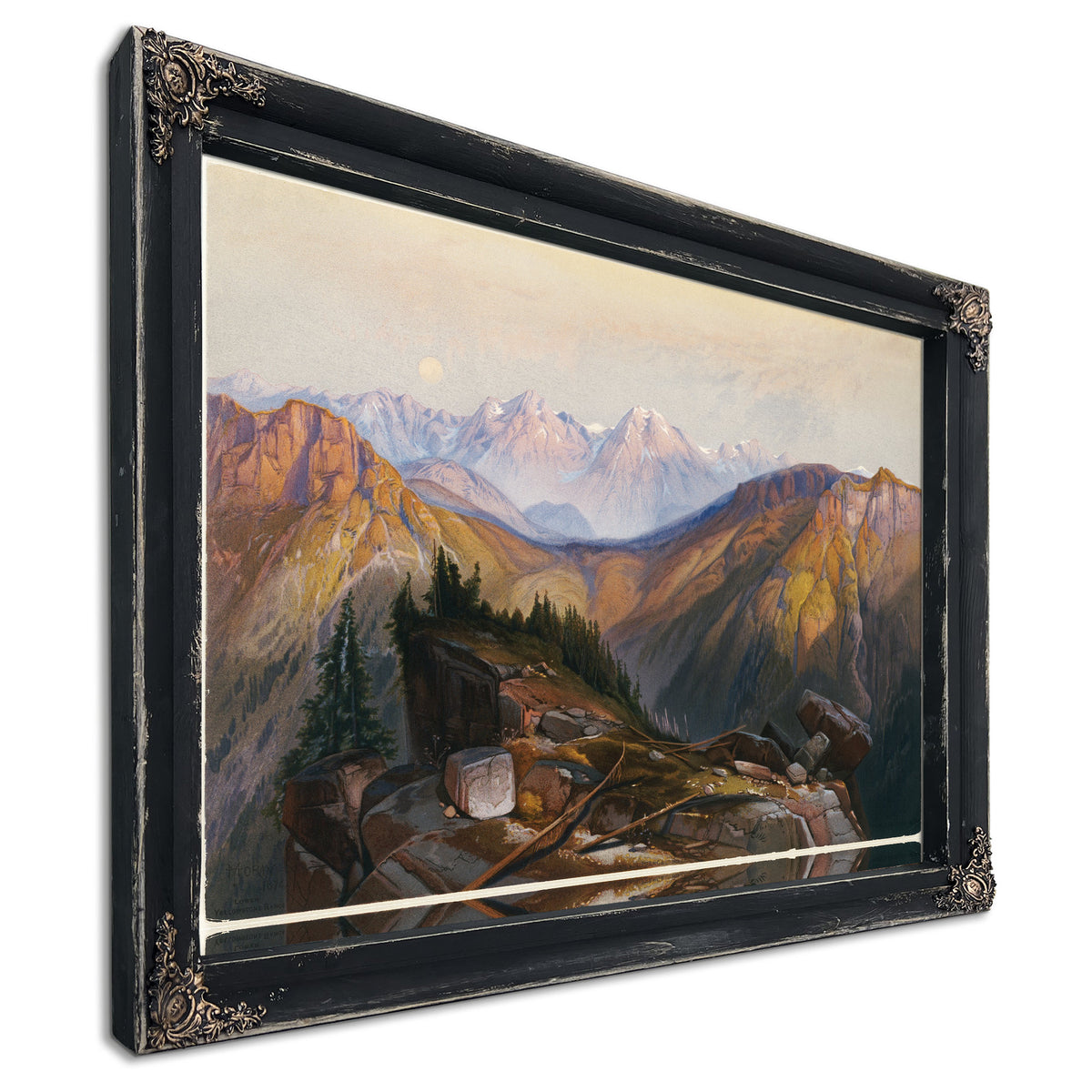 Lower Yellowstone Range 02 By Thomas Moran