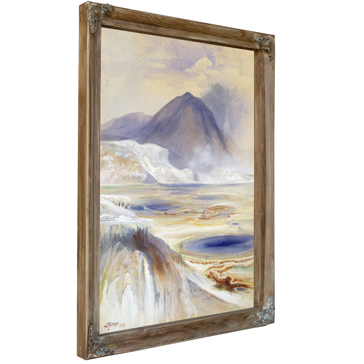 Mammoth Hot Springs Yellowstone Saam By Thomas Moran
