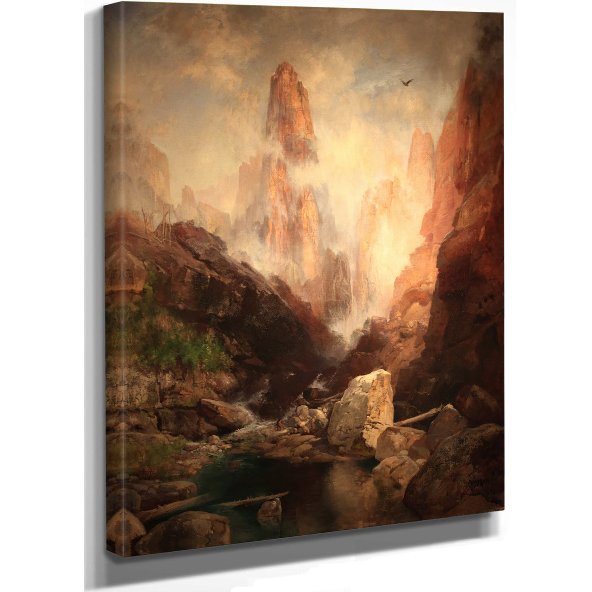 Mist Kanab Canyon Utah 04 By Thomas Moran