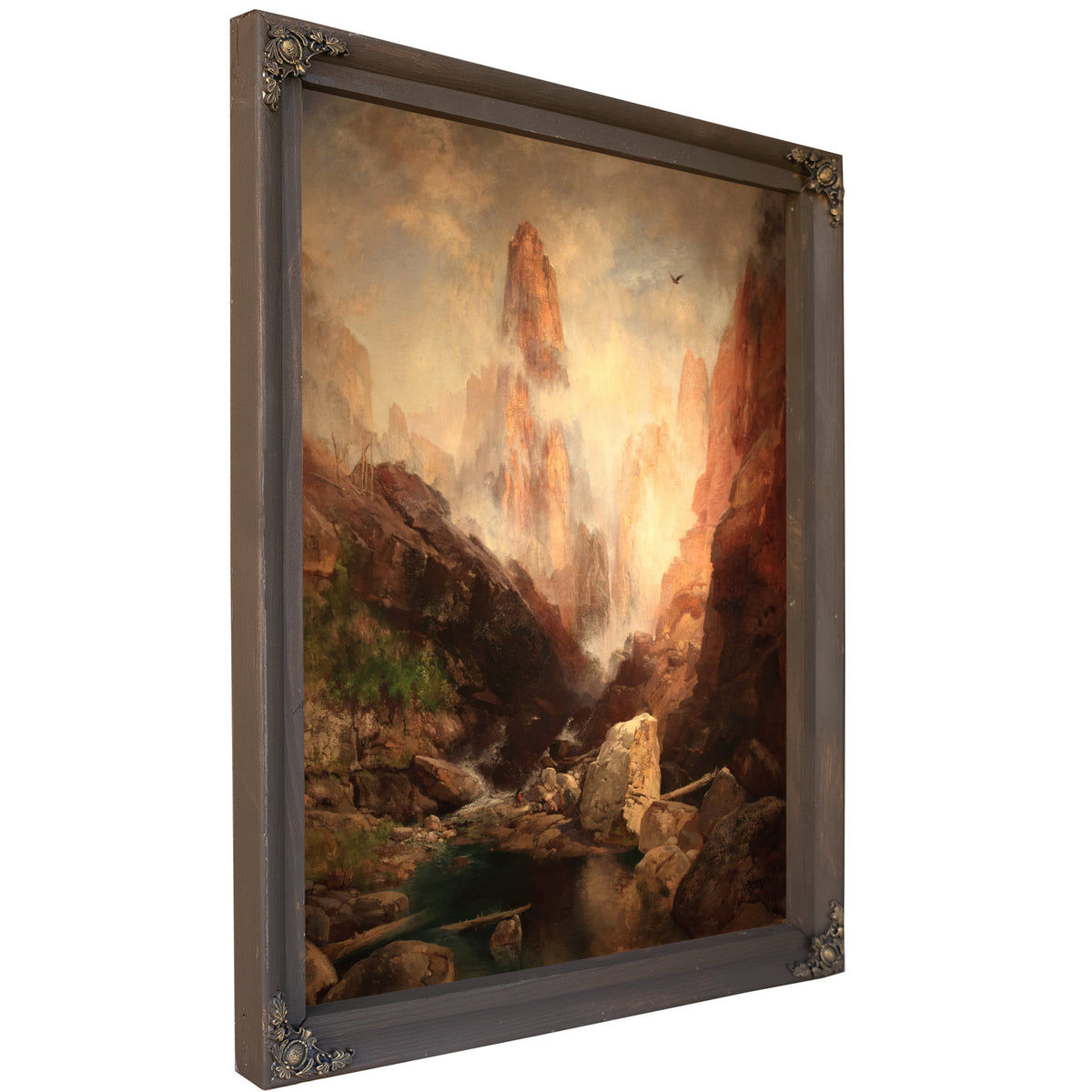 Mist Kanab Canyon Utah 04 By Thomas Moran
