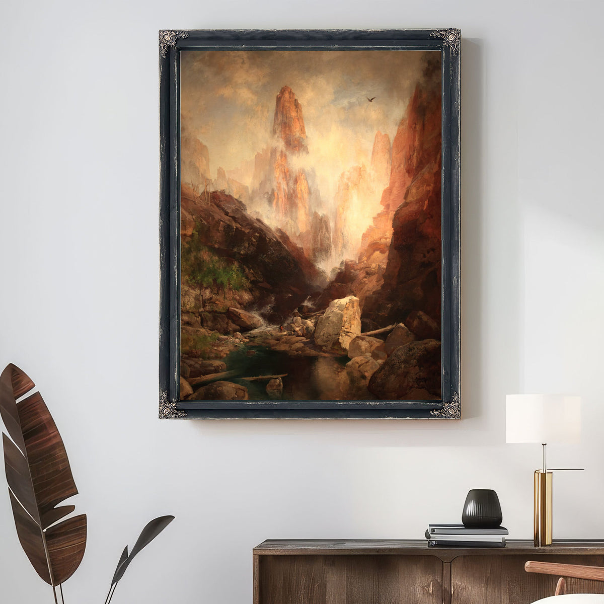 Mist Kanab Canyon Utah 04 By Thomas Moran