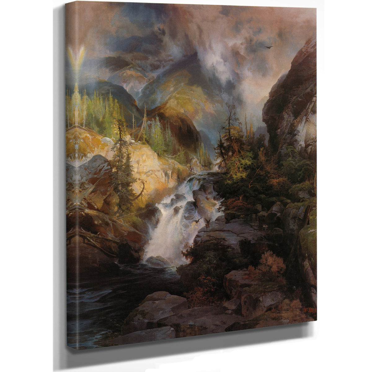 Moran Thomas Children the Mountain By Thomas Moran