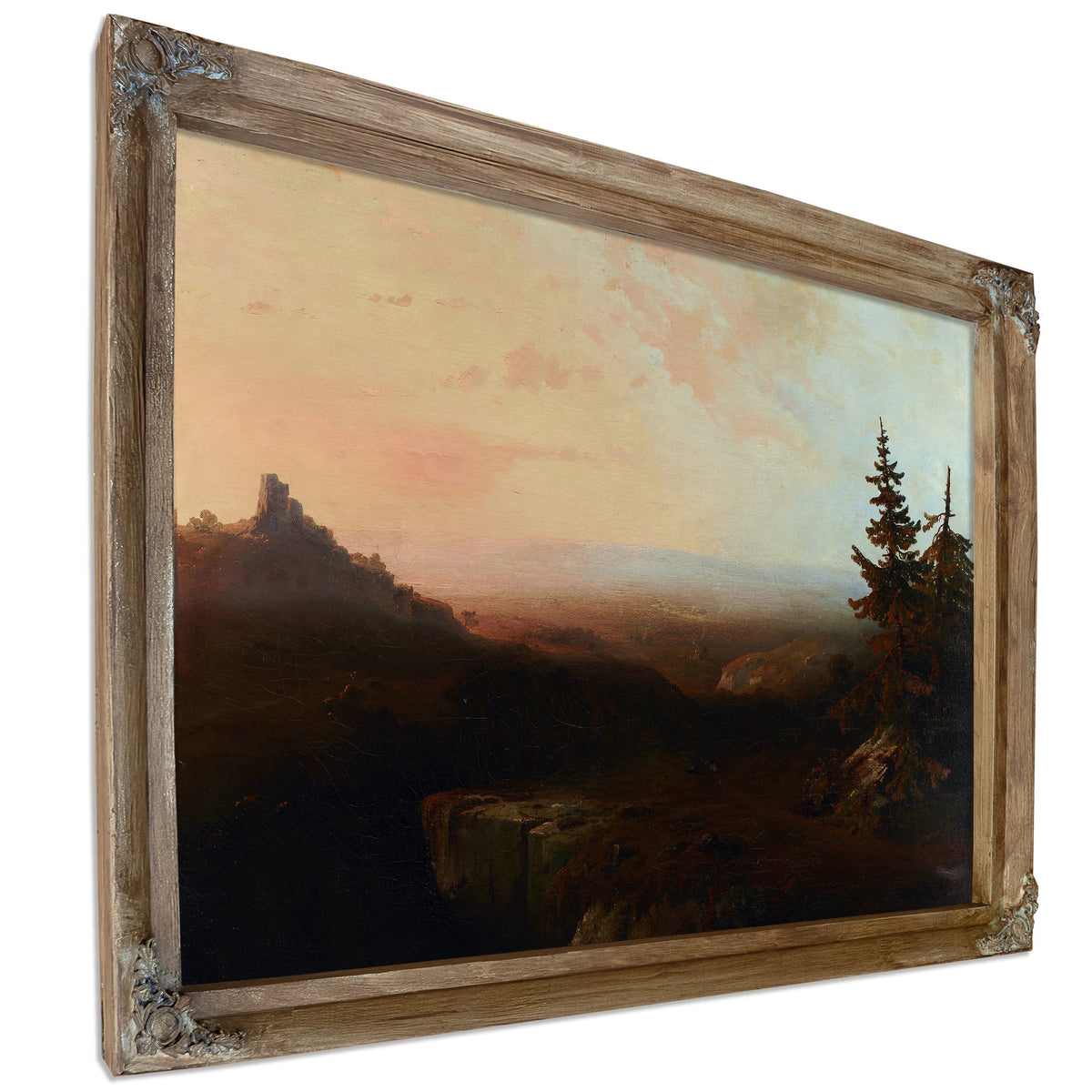 Mountain Scene 02 By Thomas Moran