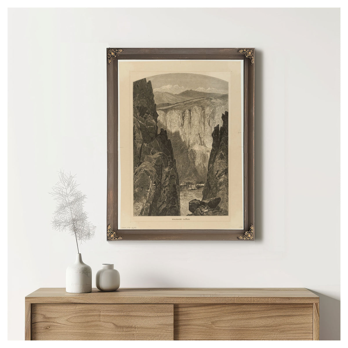 Palisade Ca Non Sic 0002 By Thomas Moran
