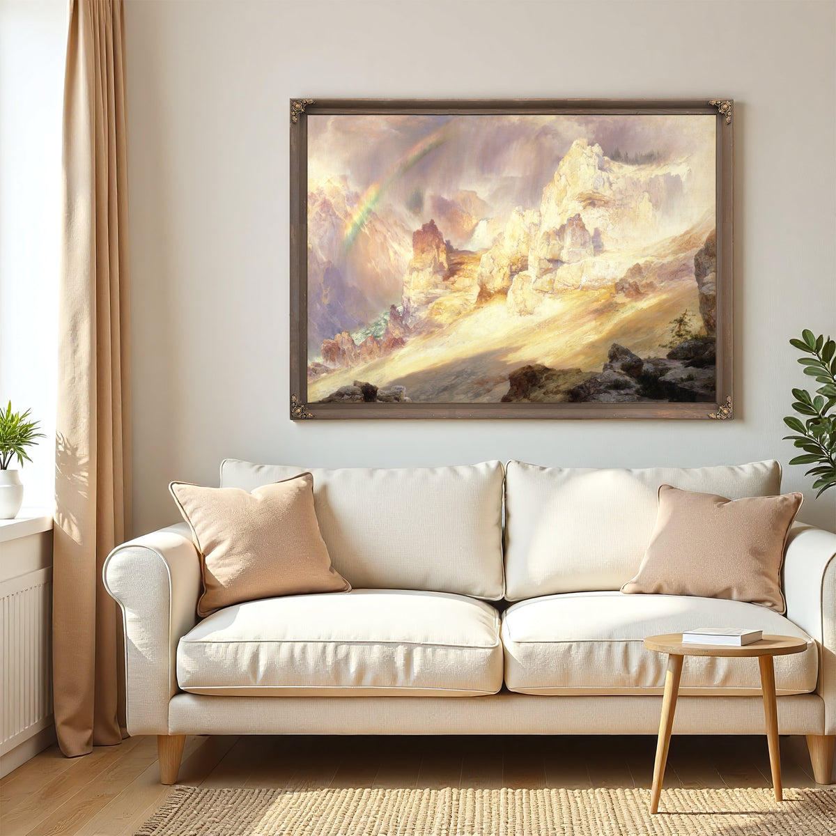 Rainbow Over Grand Canyon the 02 By Thomas Moran