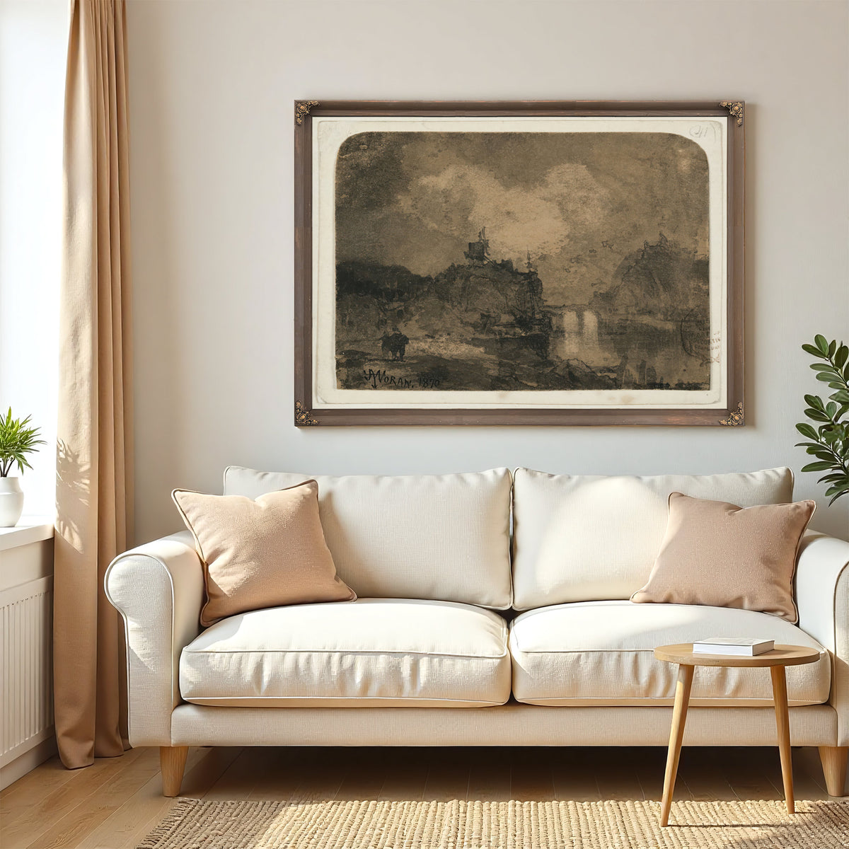 River Scene Grand Canyon Colorado 0001 By Thomas Moran