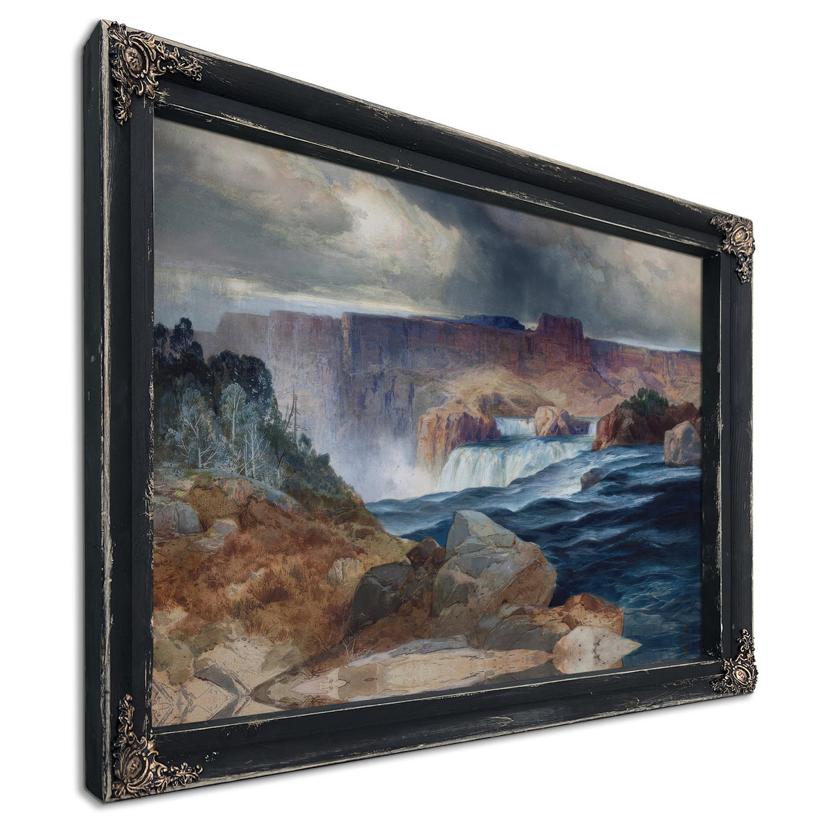 Shoshone Falls Idaho Thomas Moran By Thomas Moran
