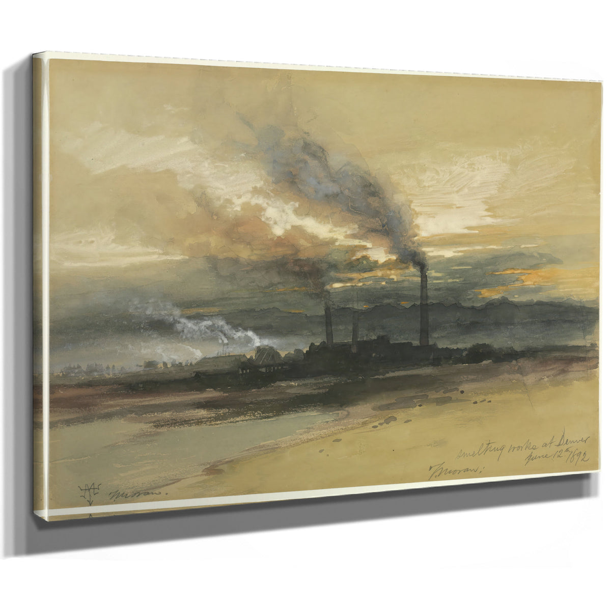 Smelting Works Denver 0006 By Thomas Moran