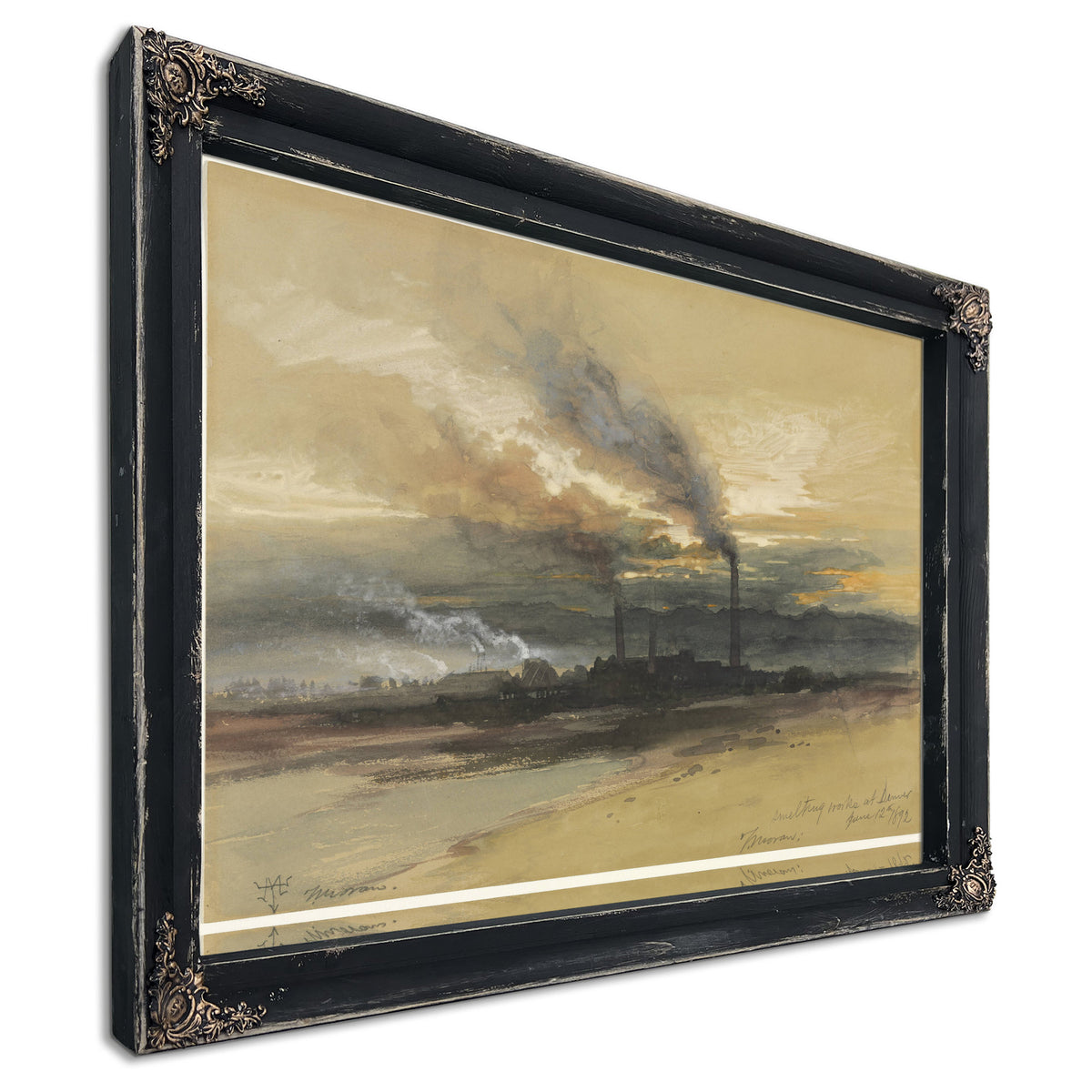 Smelting Works Denver 02 By Thomas Moran