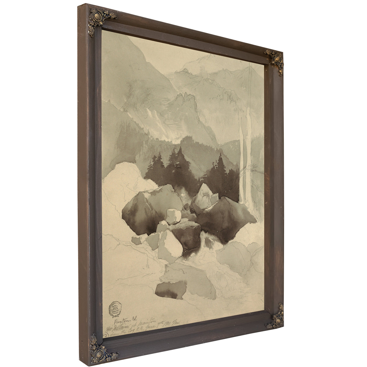 Study Ruxton Colorado 02 By Thomas Moran