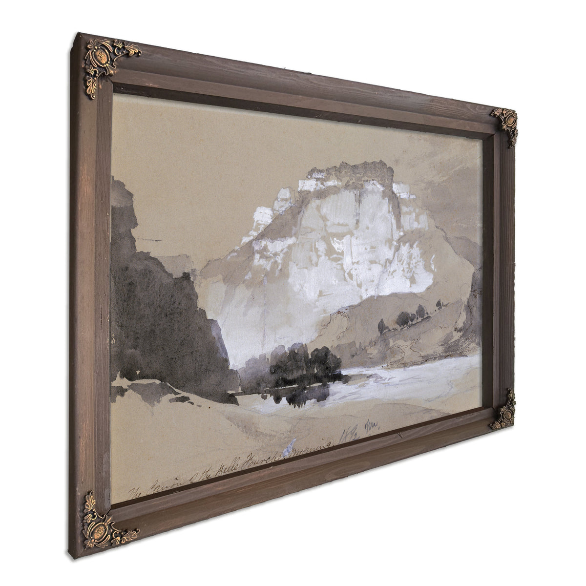 The Canon the Belle Fourche Wyoming 02 By Thomas Moran