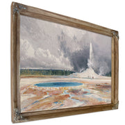 The Castle Geyser Upper Geyser Basin 02 By Thomas Moran