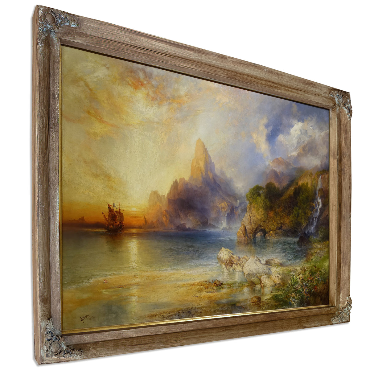 The Lotus Eaters Thomas Moran 1895 Oil By Thomas Moran