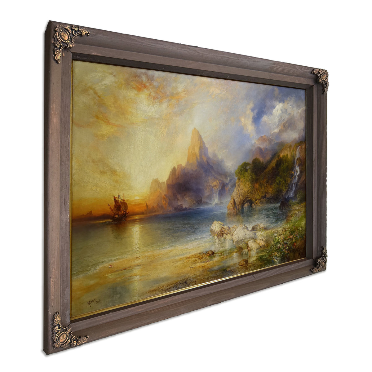 The Lotus Eaters Thomas Moran 1895 Oil By Thomas Moran