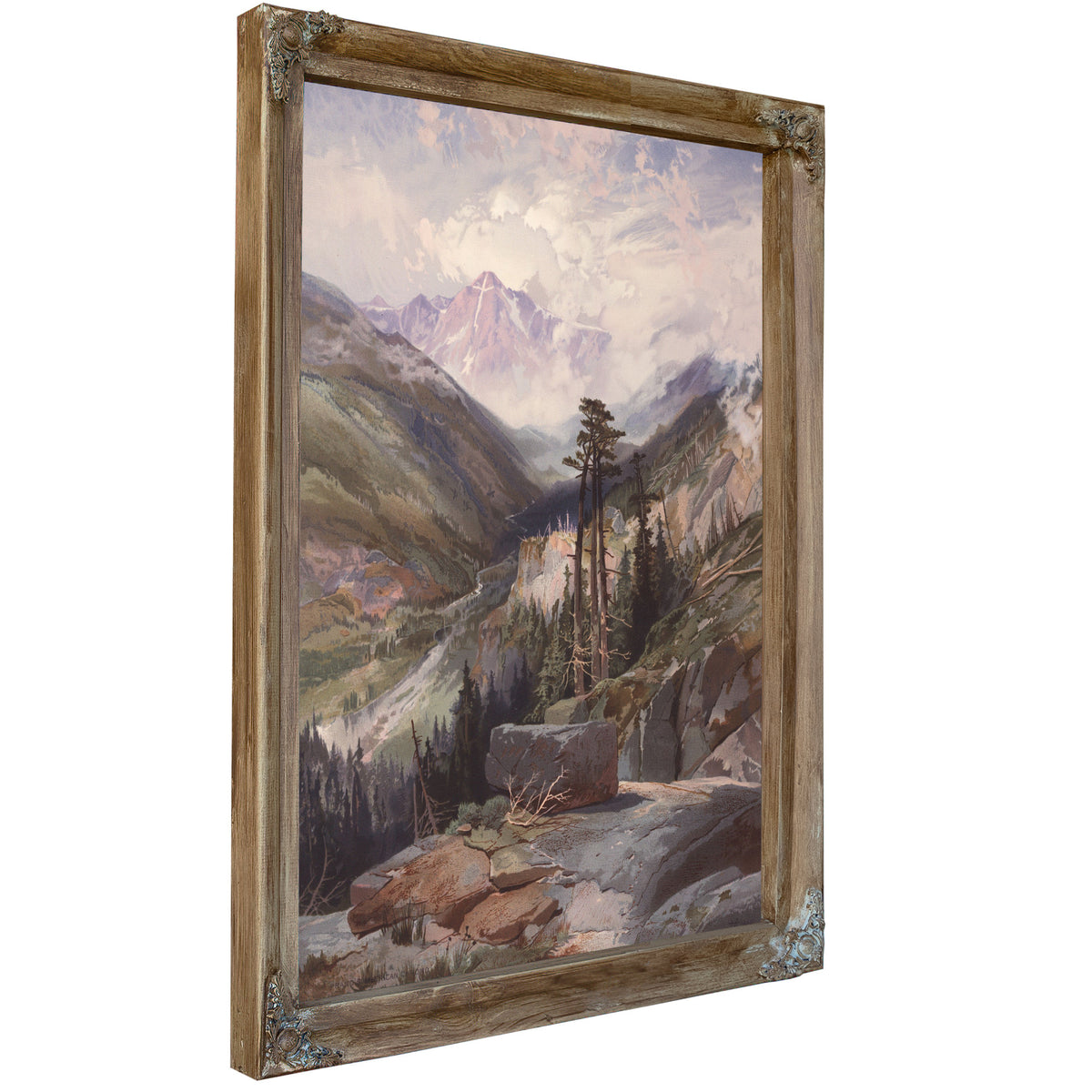 The Mountain the Holy Cross Colorado 02 By Thomas Moran