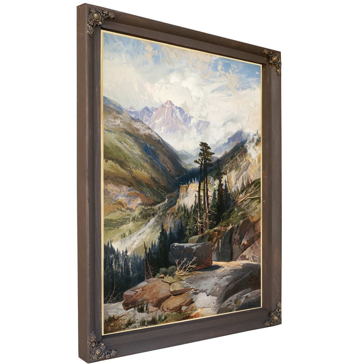 The Mountain the Holy Cross Colorado 03 By Thomas Moran