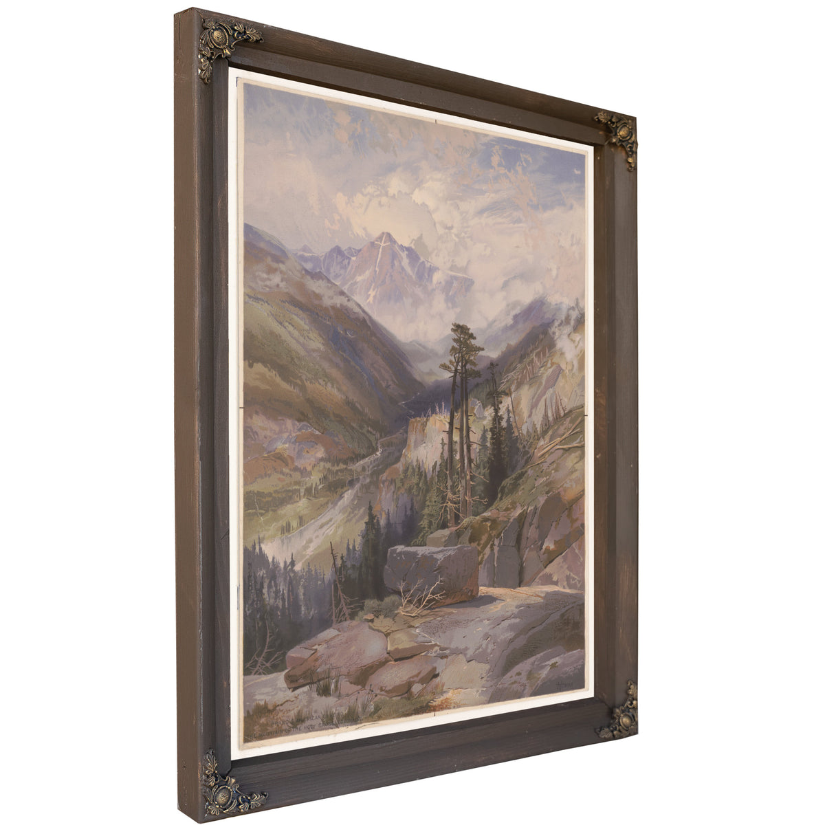 The Mountain the Holy Cross Colorado T By Thomas Moran