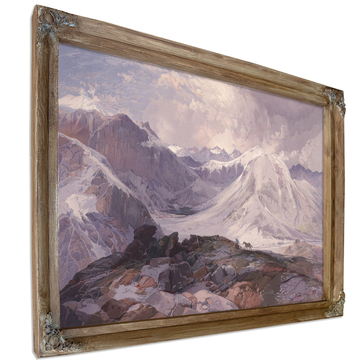 The Musquito Trail Rocky Mountains 02 By Thomas Moran