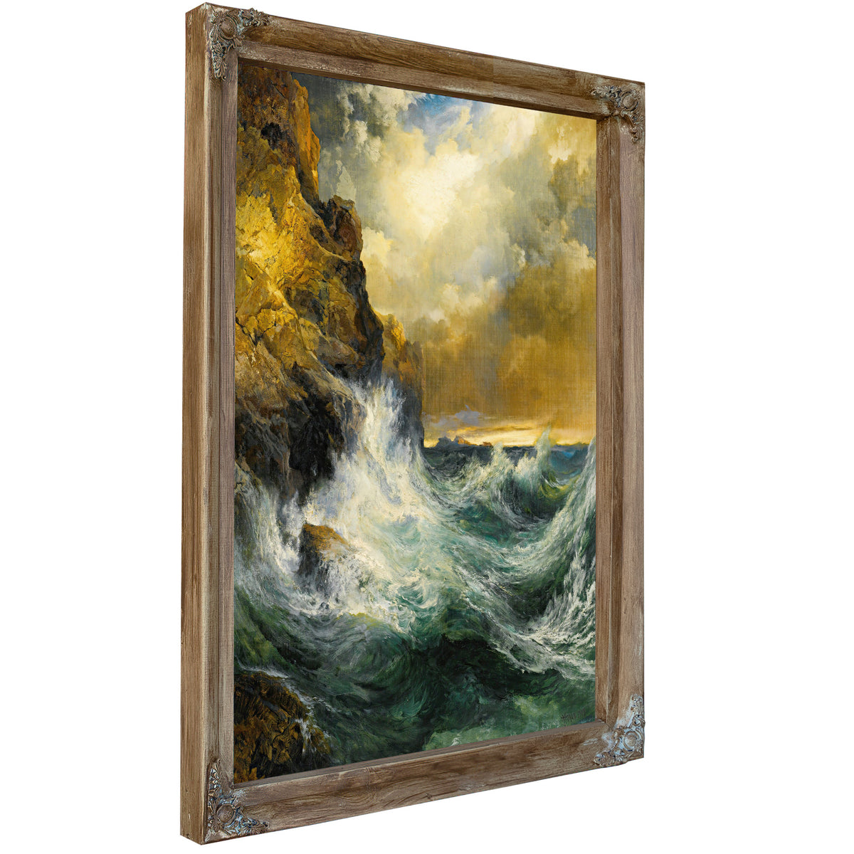The Receding Wave 02 By Thomas Moran