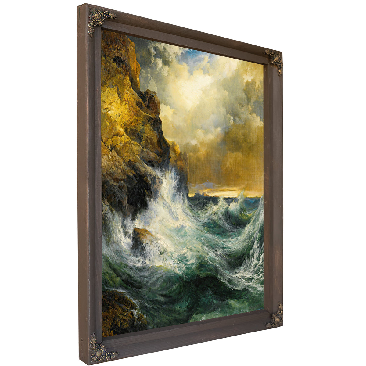 The Receding Wave 02 By Thomas Moran