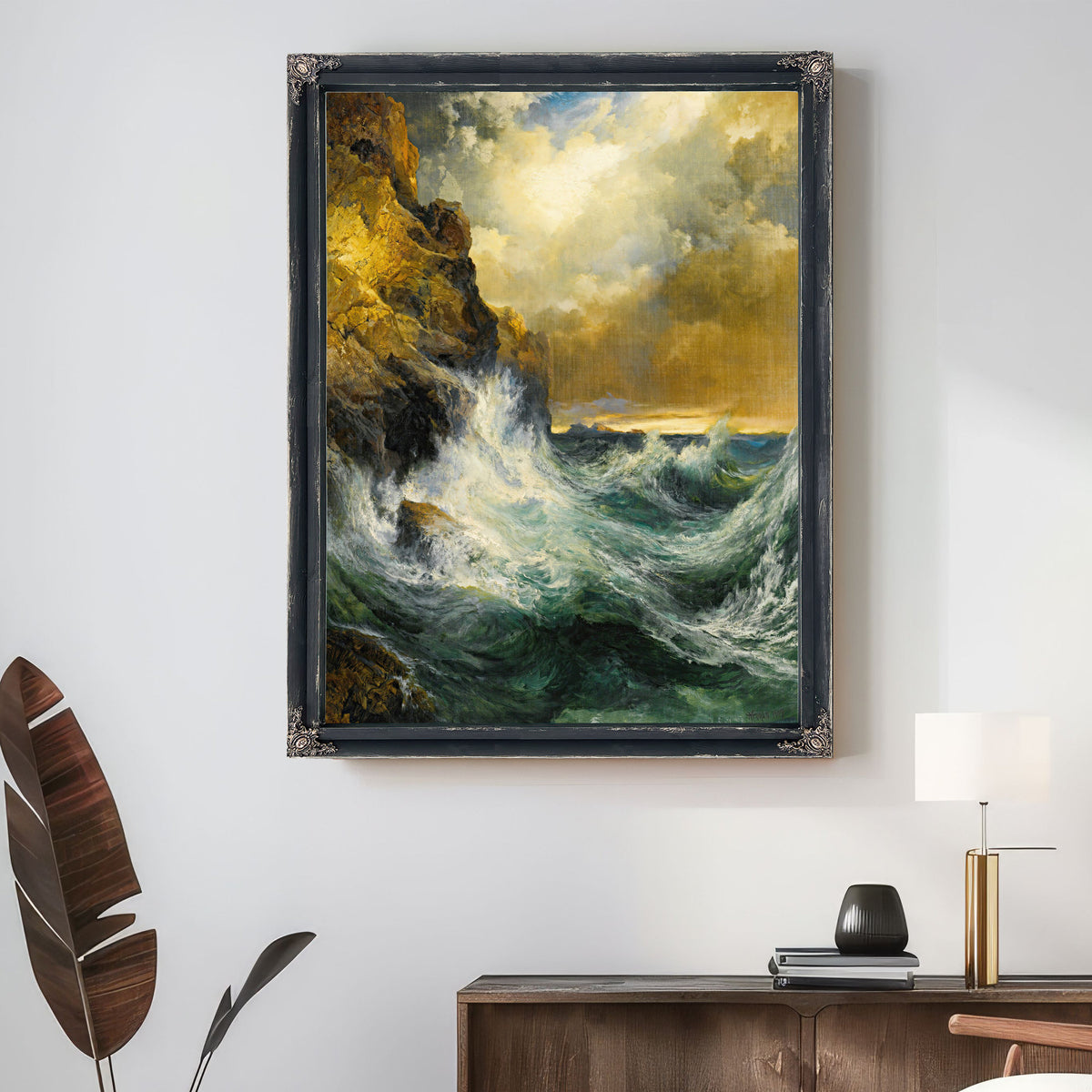 The Receding Wave 02 By Thomas Moran