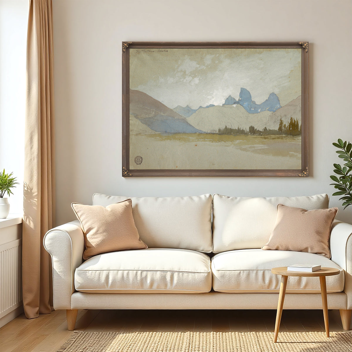 The Tetons Idaho 02 By Thomas Moran