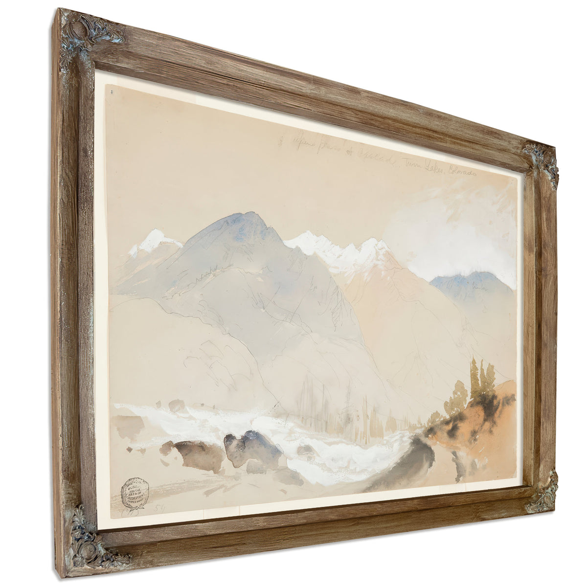 Thomas Moran Alpine Pass Cascade Twin By Thomas Moran