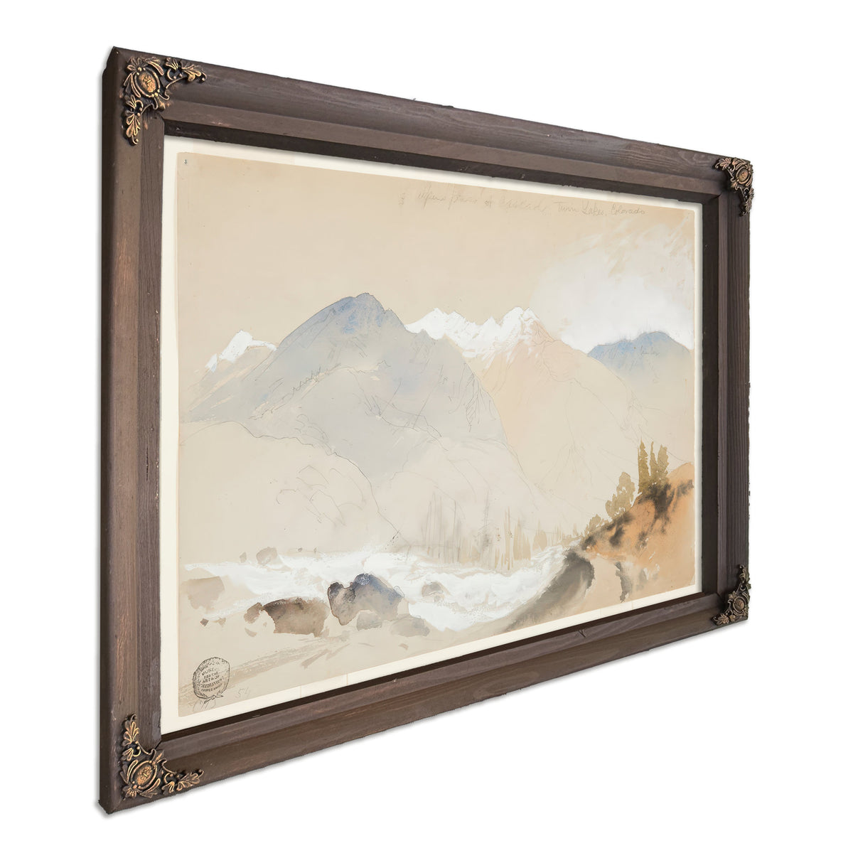 Thomas Moran Alpine Pass Cascade Twin By Thomas Moran