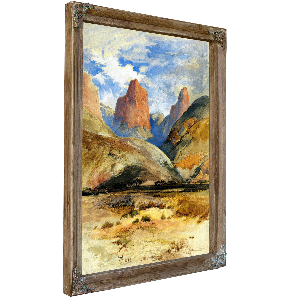 Colburns Butte South Utah By Thomas Moran