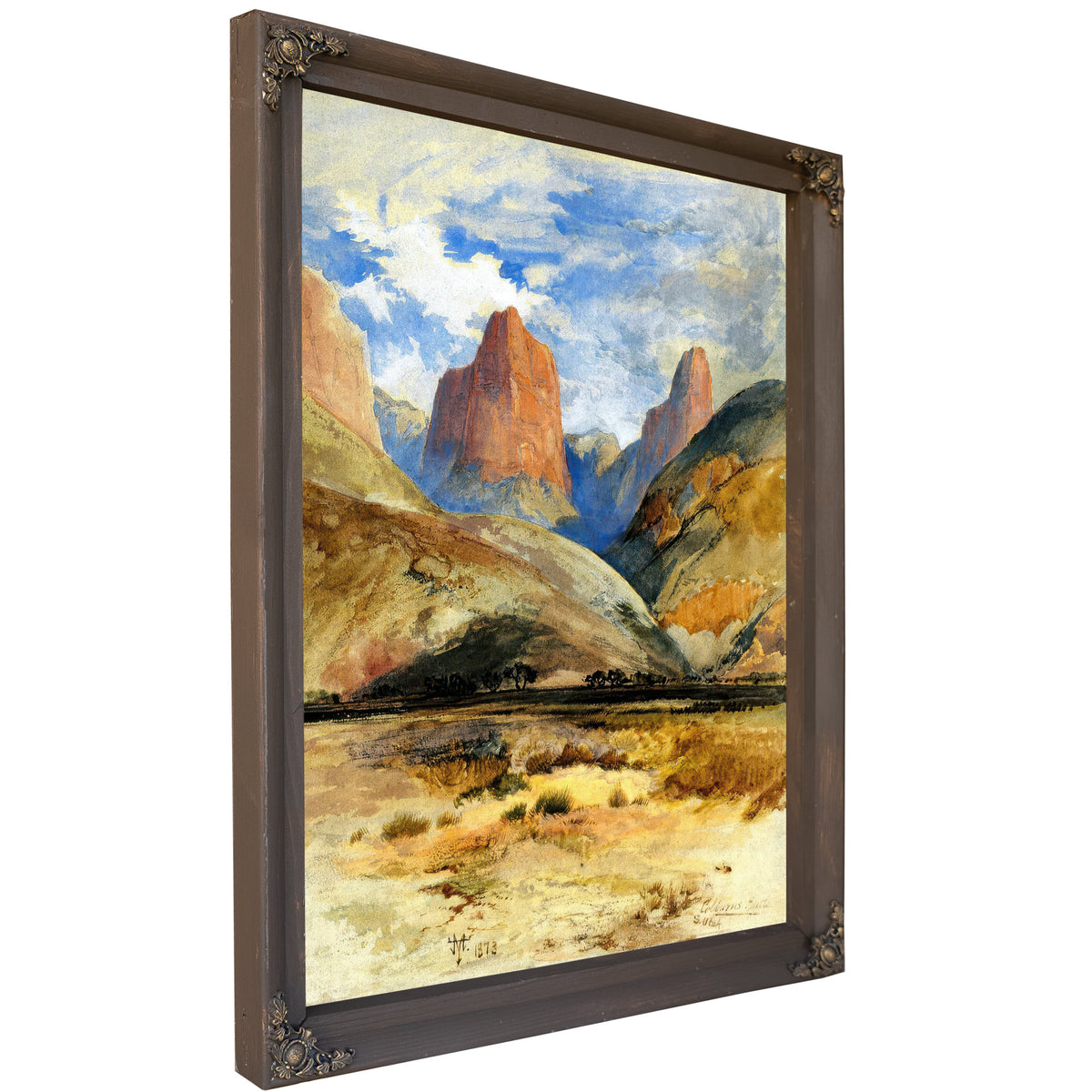 Colburns Butte South Utah By Thomas Moran