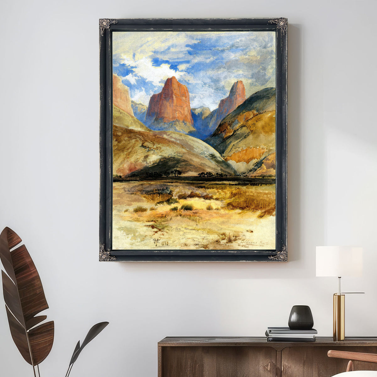 Colburns Butte South Utah By Thomas Moran